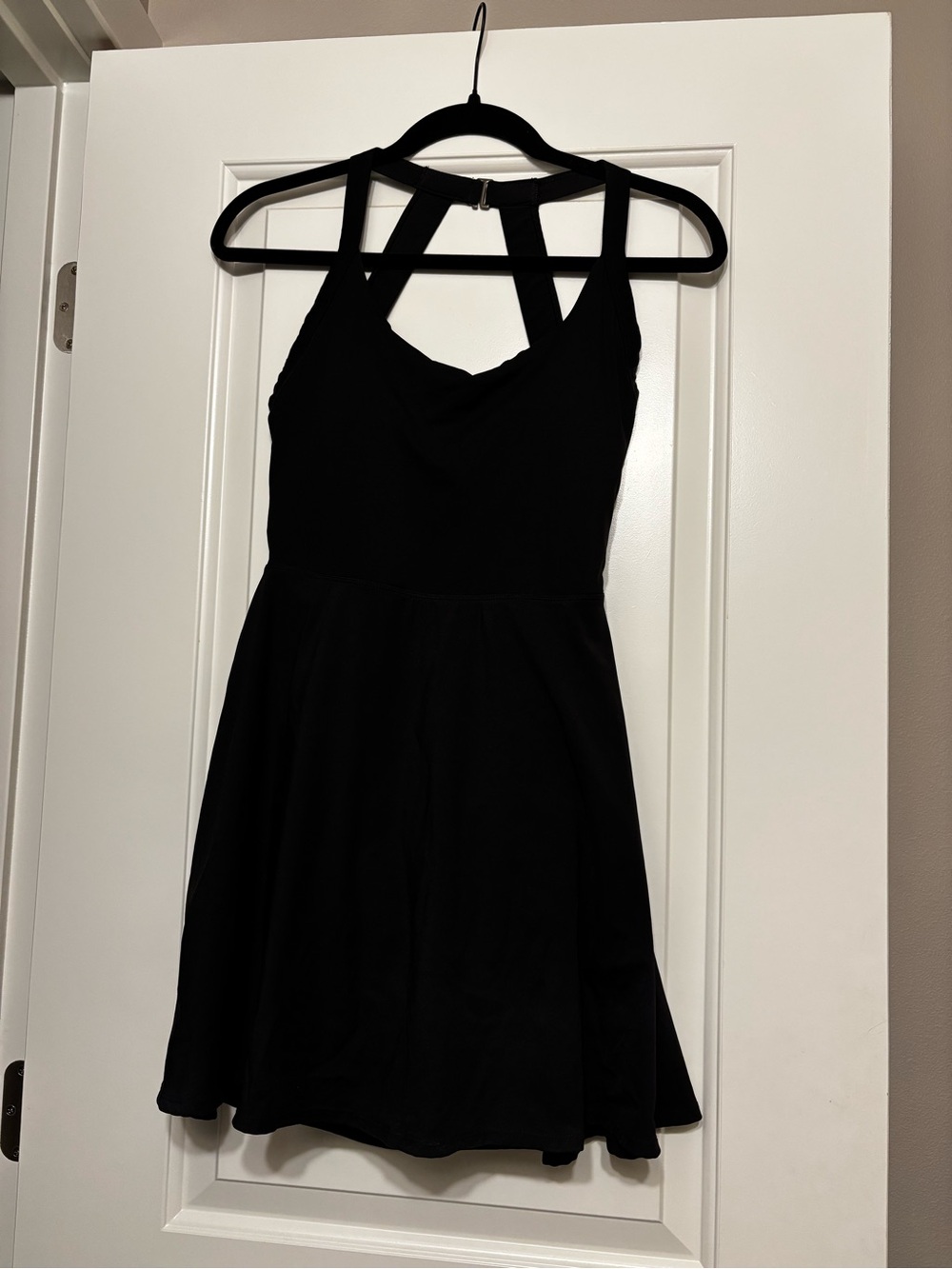 HALARA Black Strappy Mini Dress
